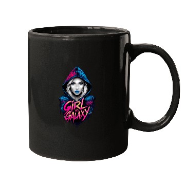 Discover Girl Vs galaxy Mugs
