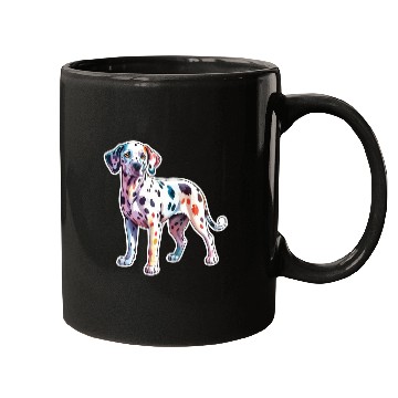 Discover Dalmatian Dog Watercolor Mugs