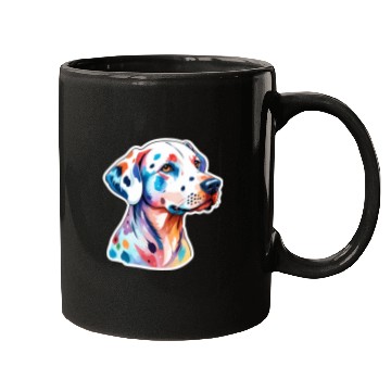 Discover Dalmatian Dog Watercolor Mugs