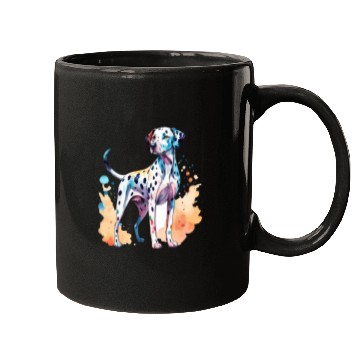 Discover Dalmatian Dog Watercolor Mugs