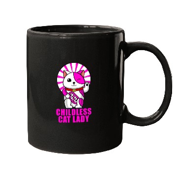 Discover Childless Cat Lady Mugs