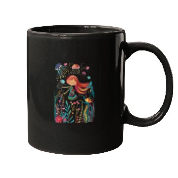 Discover jellyfish girl Mugs