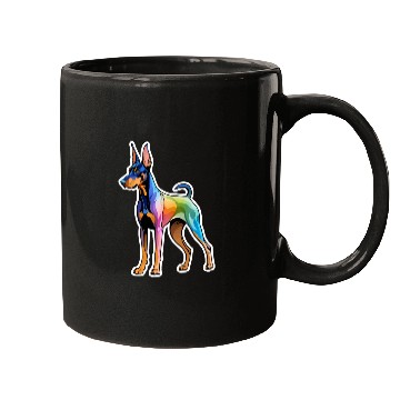 Discover Dobermann Watercolor Mugs