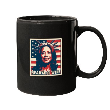 Discover Kamala Harris, Election 2024, Ready To Win Mugs