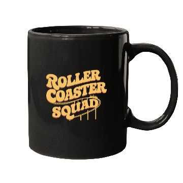 Discover Roller Coaster Squad Fun Thrill Ride Team Mugs
