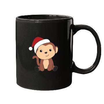 Discover Monkey Christmas Snow Winter Animals Monkeys Mugs