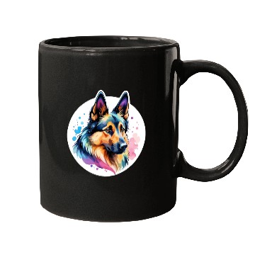 Discover Belgian Shepherd Watercolor Mugs