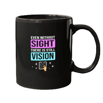 Discover There Is Still Vision Blind Braille Writer Mugs
