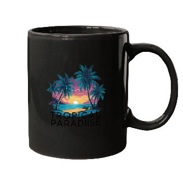 Discover TROPICAL PARADISE Mugs