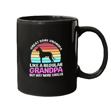 Discover Dog Lover Great Dane Grandpa Way More Cooler Mugs