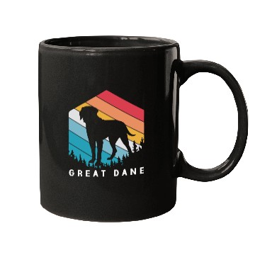 Discover Retro Dog Lovers Great Dane For Great Dane Dad Mugs
