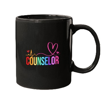 Discover Retro Counseling Awareness School Counselor Mugs