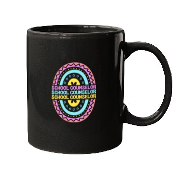 Discover Rainbow Boho School Guidance School Counselor Mugs