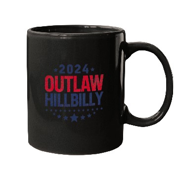 Discover Trump Vance 2024 Outlaw Hillbilly US Flag Mugs