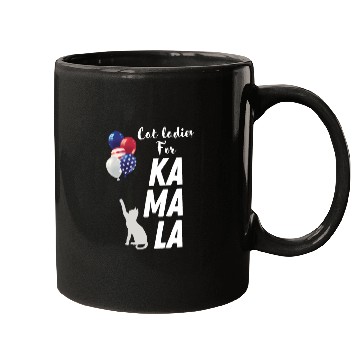 Discover Cat ladies voting for Kamala Mugs