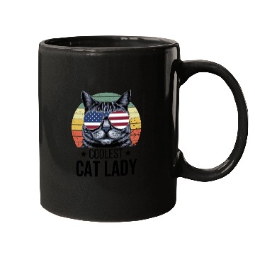 Discover Coolest Cat Lady Mugs