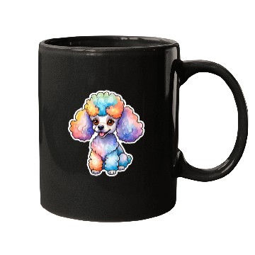 Discover Poodle Watercolor Mugs
