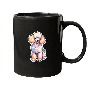 Discover Poodle Watercolor Mugs