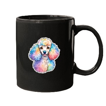 Discover Poodle Watercolor Mugs