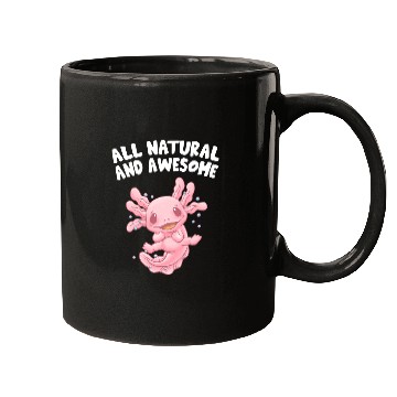 Discover All Natural and Awesome Funny Axolotl Humor Salama Mugs