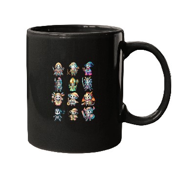 Discover Skeleton Adventure Dungeon Characters Fantasy Mugs