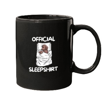 Discover Toy Poodle Dog Official Sleepshirt Nightgown Mugs