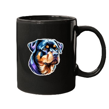 Discover Rottweiler Watercolor Mugs