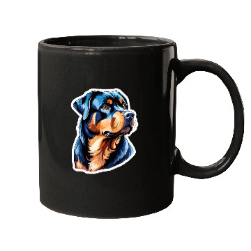 Discover Rottweiler Watercolor Mugs