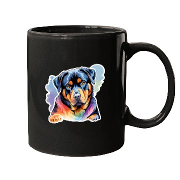 Discover Rottweiler Watercolor Mugs