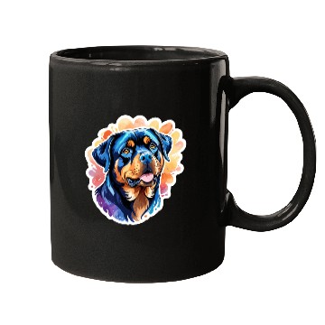 Discover Rottweiler Watercolor Mugs