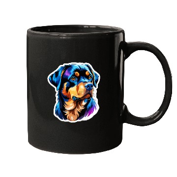 Discover Rottweiler Watercolor Mugs