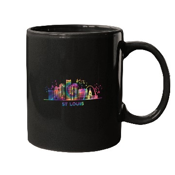Discover St Louisian Skyline St Louis Mugs