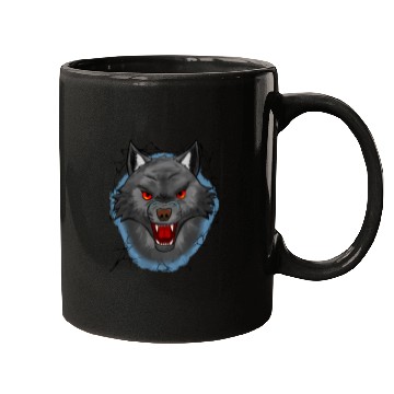 Discover Angry Wolf Mugs