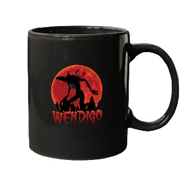 Discover Cryptid Monsters Folk Wendigo Cryptid Creepy Mugs