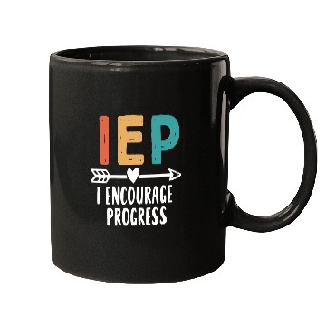 Discover IEP I Encourage Progress Special Education Teacher Mugs