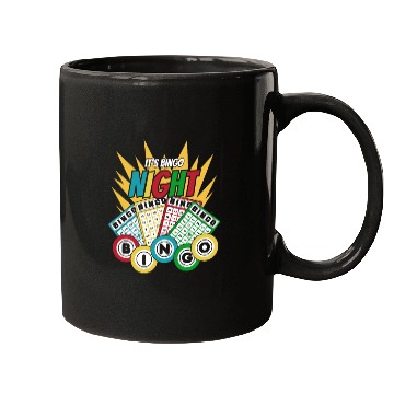 Discover It's Bingo Night Caller Daubers Professional Bingo Mugs