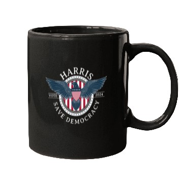 Discover Kamala Harris Save Democracy Vote 2024 Mugs