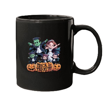 Discover halloween Franken n Werewolf family Mugs
