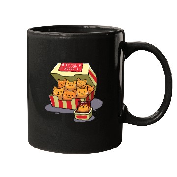 Discover Kitten Nuggets Food Cat Lover Mugs