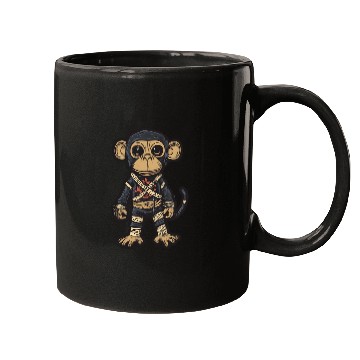 Discover Voodoo Monkey Mystic Design Mugs