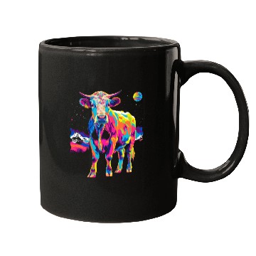 Discover Hereford Cattle Farmer Popart Mugs