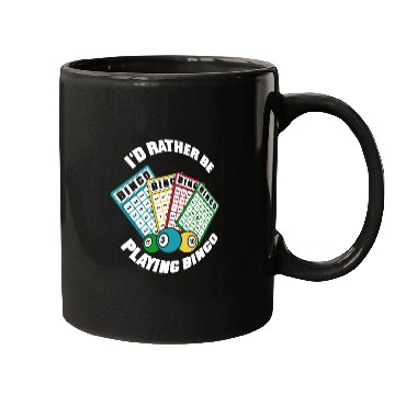 Discover I'd Rather Be Playing Bingo Professional Caller Mugs