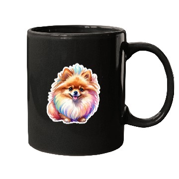 Discover Pomeranian Watercolor Mugs