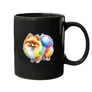 Discover Pomeranian Watercolor Mugs