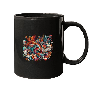 Discover Dragonic Harmony Mugs