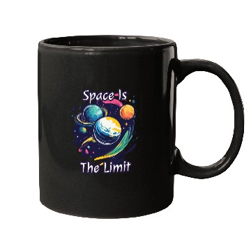 Discover Space Is The Limit Motivational Mugs