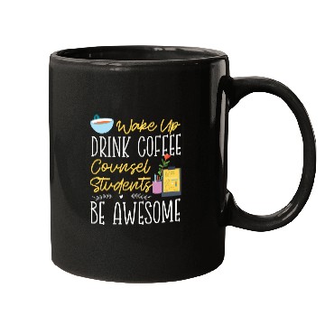 Discover School Counselor Coffee Wake Up Mugs
