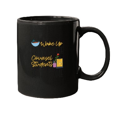 Discover School Counselor Coffee Wake Up Mugs