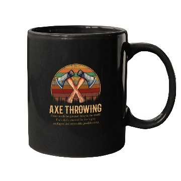 Discover axe throwing definition Mugs