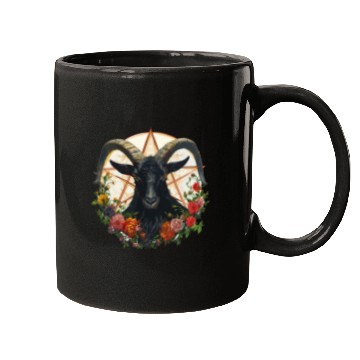 Discover Goat Lucifer Occult Devil Satan For a Heavy Metal Mugs
